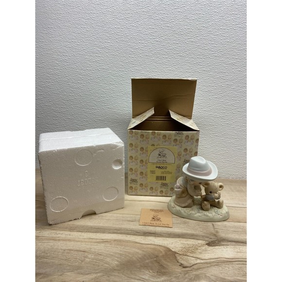 Vtg 1994 Enesco Precious Moments I Can`t Bear To Let You Go Porcelain Figurine - Picture 10 of 14